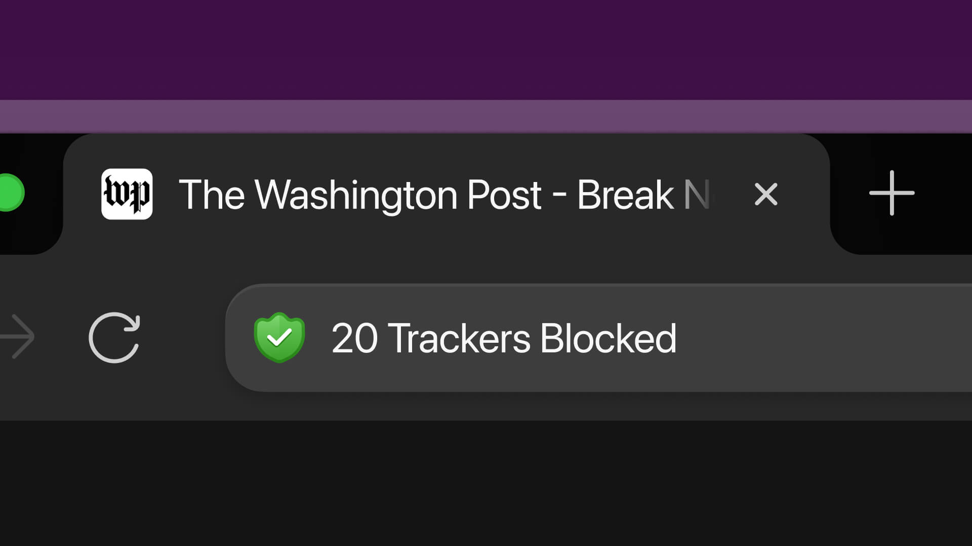 New Tracker Blocking Animation